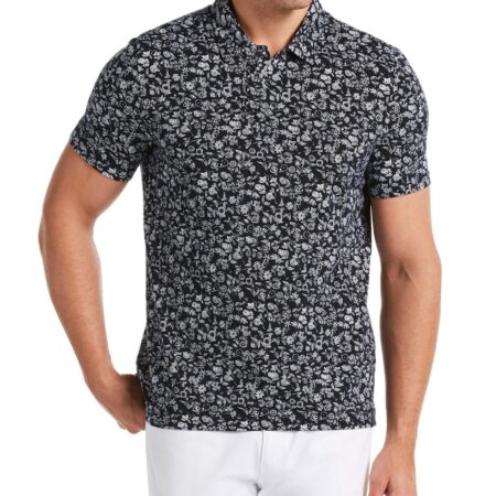 Hình Áo thun nam polo Pima Cotton PE-P05 Floral Print Polo