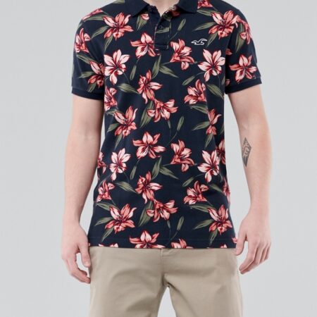 Hình Áo thun nam Hollister HCO-P249 Stretch Floral Polo