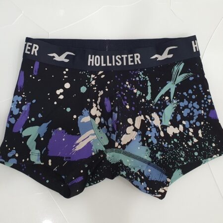 Hình Quần lót nam Hollister HCO-UD28 Classic Trunk Black Painter Pattern