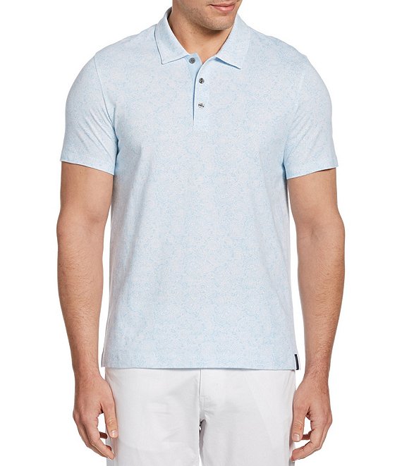 Hình Áo thun nam polo Pima Cotton PE-P03 Floral Pattern Polo