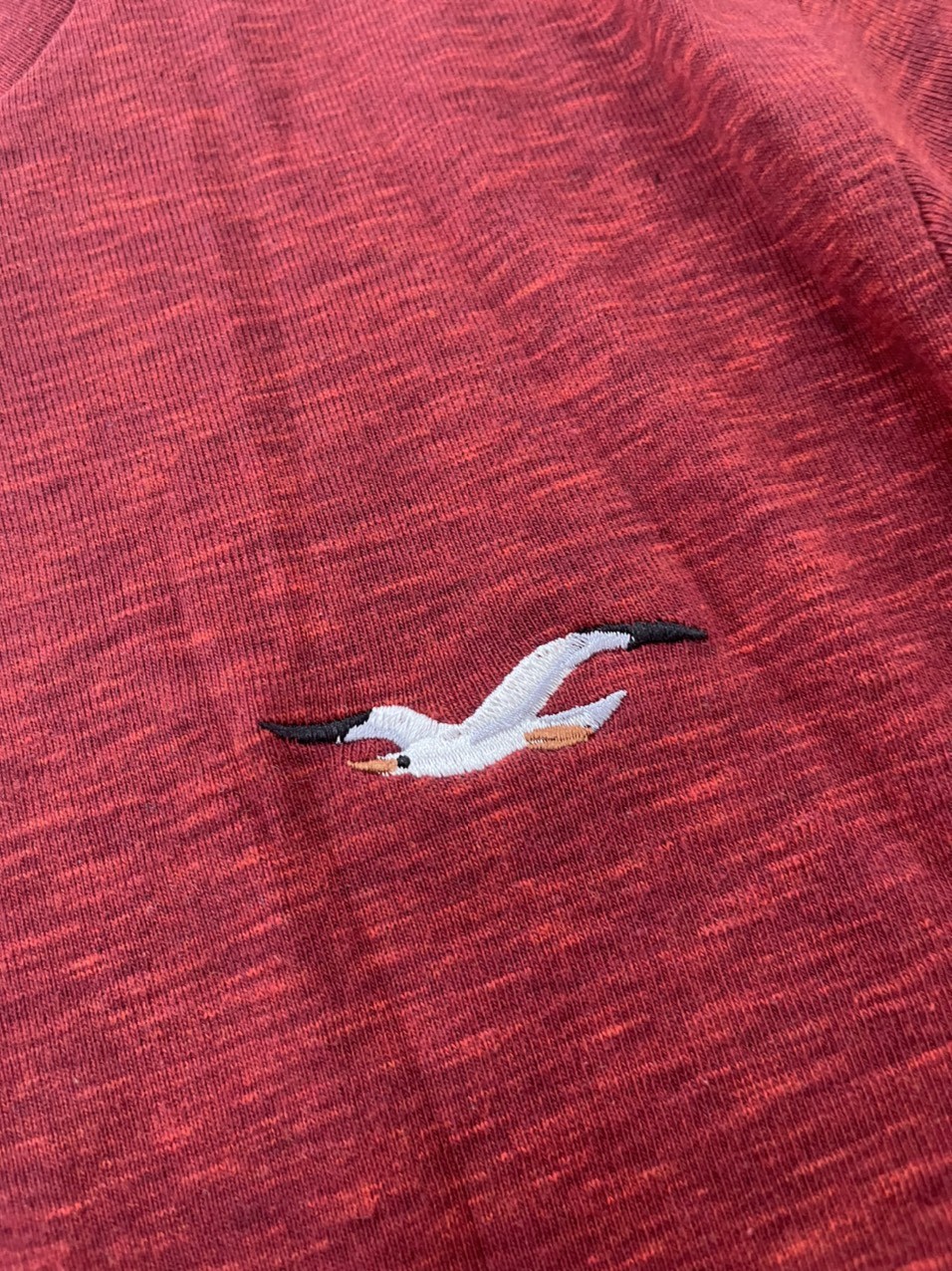 Hình Áo thun nam Hollister HCO-T173 Icon Color Crewneck T-Shirt Heather Red