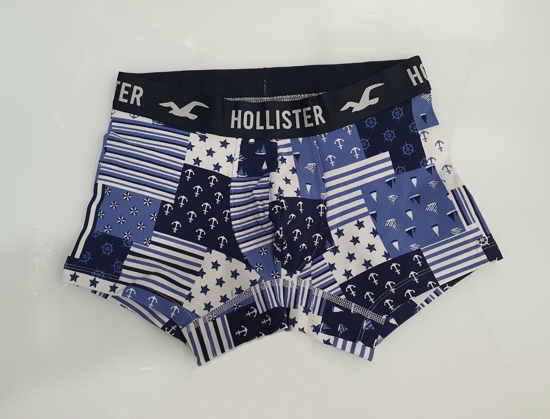 Hình Quần lót nam Hollister HCO-UD33 Classic Trunk Blue Image Pattern