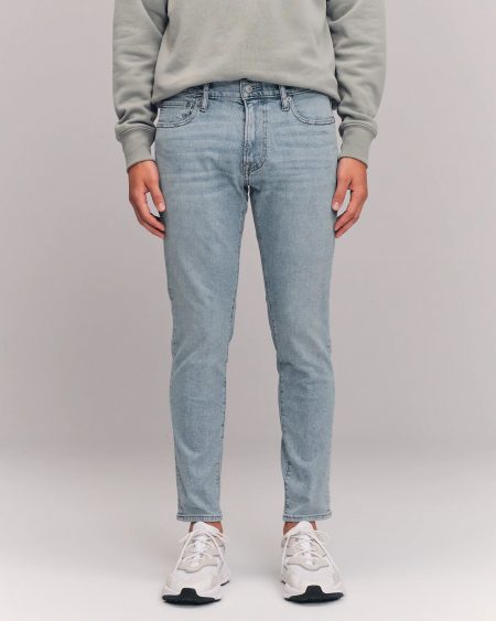 Quần Jean nam Abercrombie & Fitch AF-US-J66 Skinny Taper Jeans