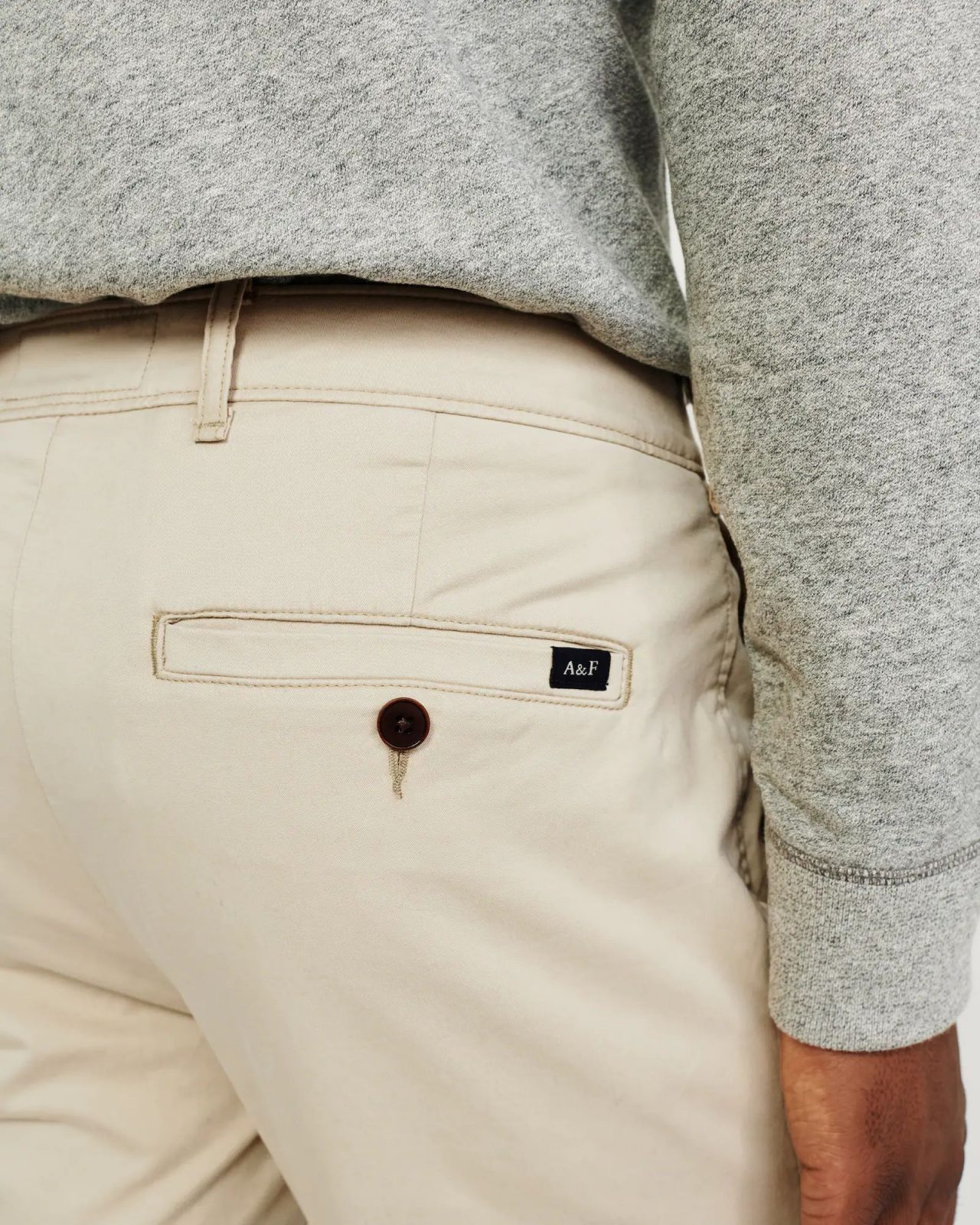 Quần khaki nam AF-US-Q21 Signature Stretch Twill Super Skinny Chinos - Ảnh 5