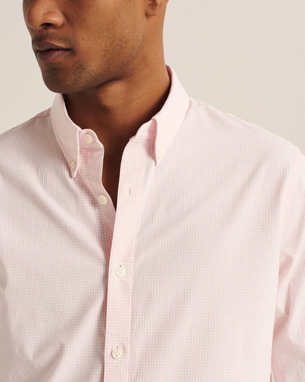 Áo sơ mi nam Abercrombie AF-US-SM125 Super slim Poplin Button-Up Shirt - Ảnh 5
