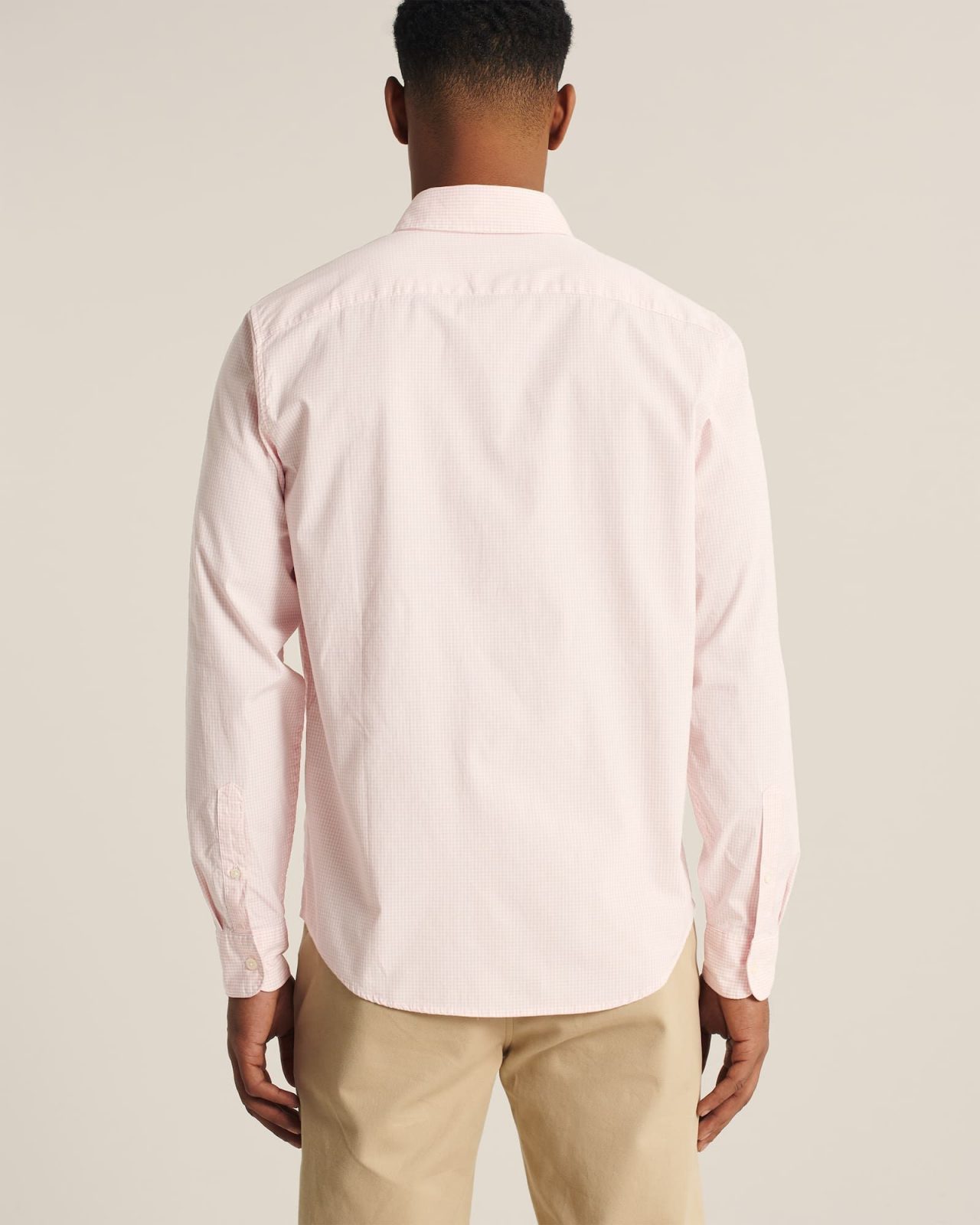 Áo sơ mi nam Abercrombie AF-US-SM125 Super slim Poplin Button-Up Shirt - Ảnh 3