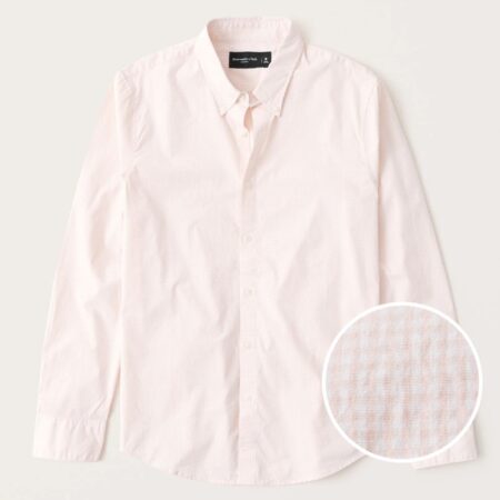 Áo sơ mi nam Abercrombie AF-US-SM125 Super slim Poplin Button-Up Shirt