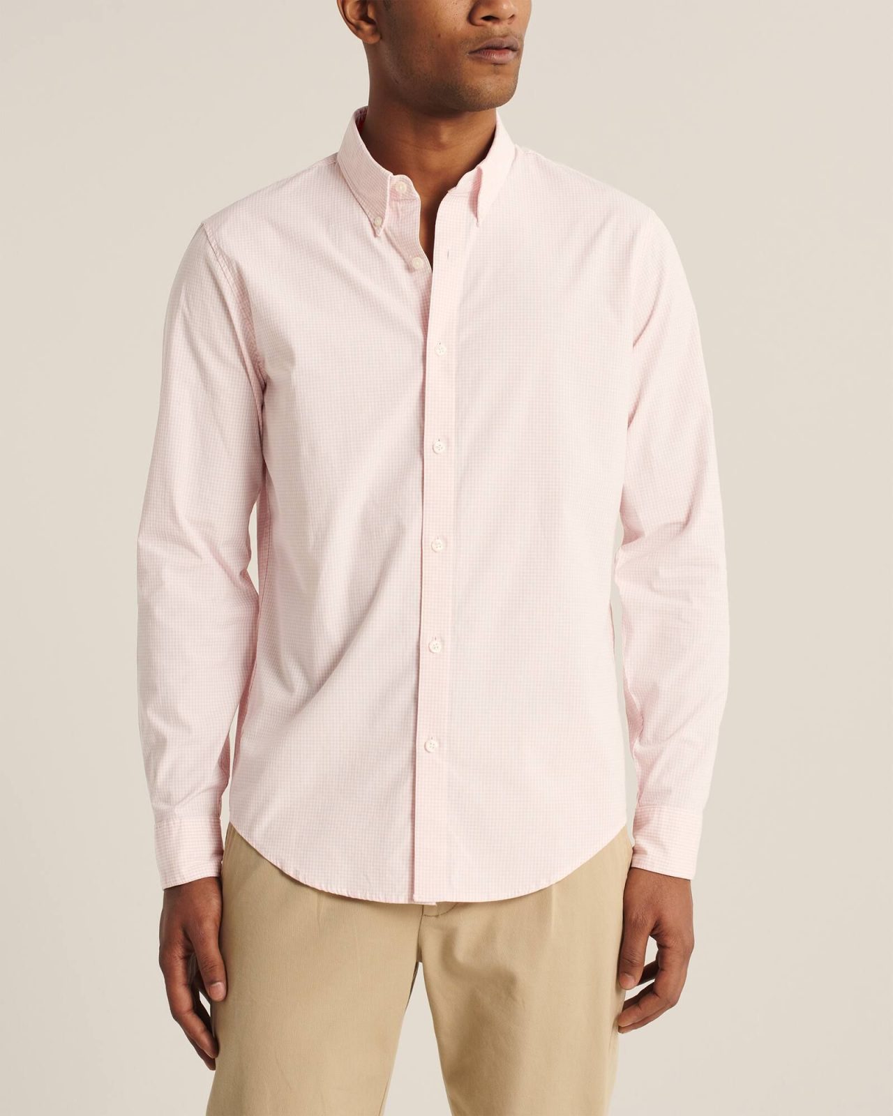 Áo sơ mi nam Abercrombie AF-US-SM125 Super slim Poplin Button-Up Shirt - Ảnh 7