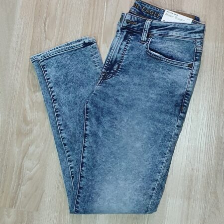 Quần jeans nam American Eagle AE-J02 Acid light Washed Slim Fit denim