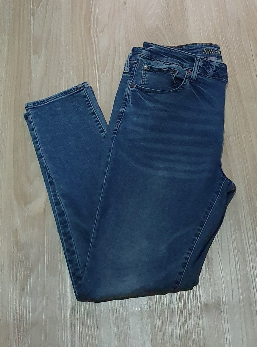 Quần jeans nam American Eagle AE-J03 medium wash skinny fit denim