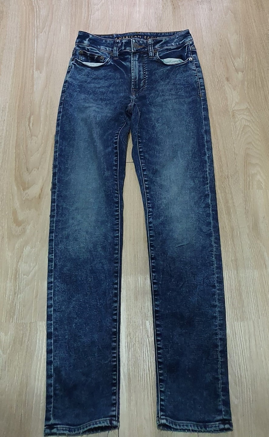 Quần jeans nam American Eagle AE-J06 medium wash slim fit denim - Ảnh 5