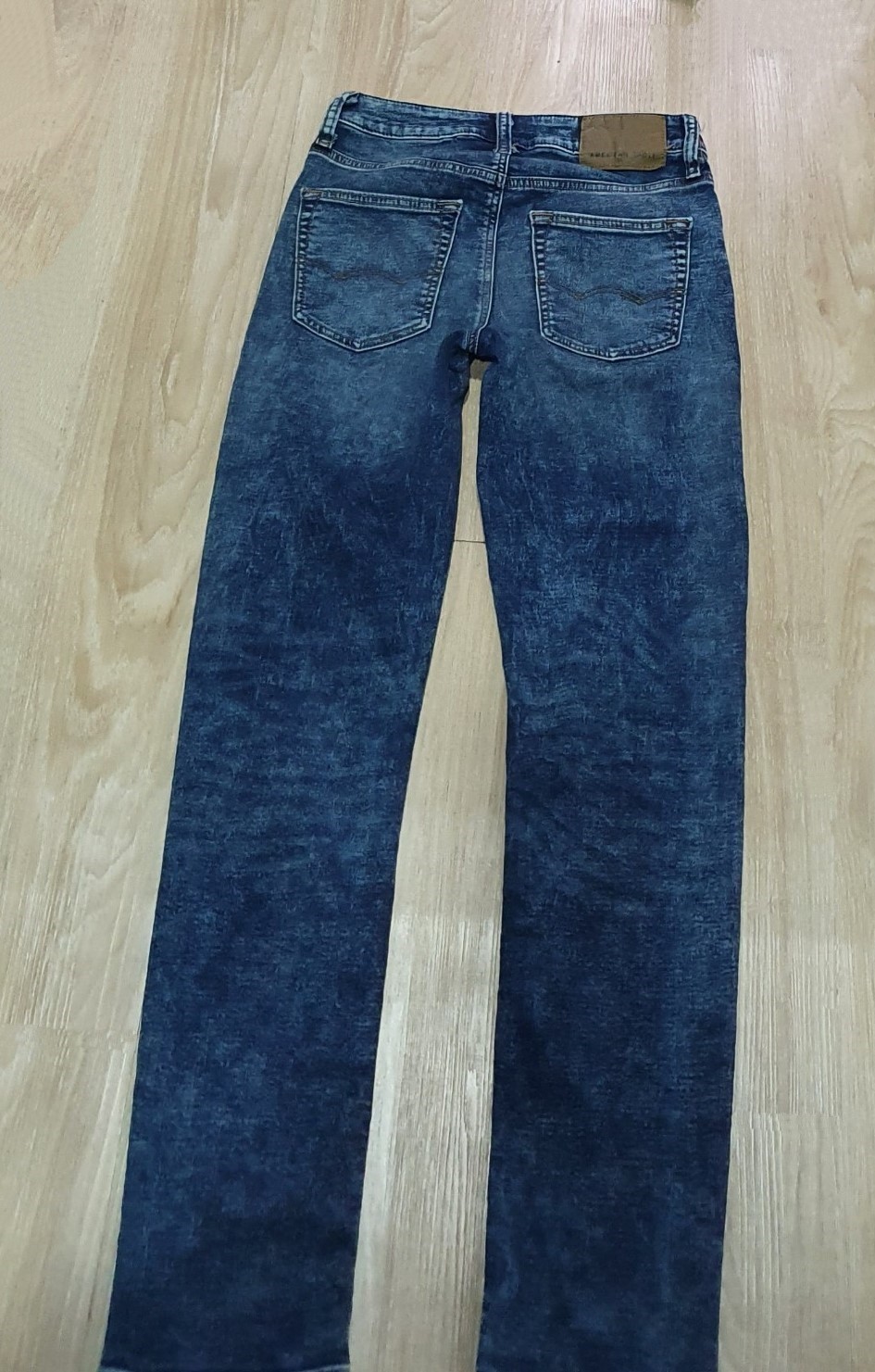 Quần jeans nam American Eagle AE-J06 medium wash slim fit denim - Ảnh 4