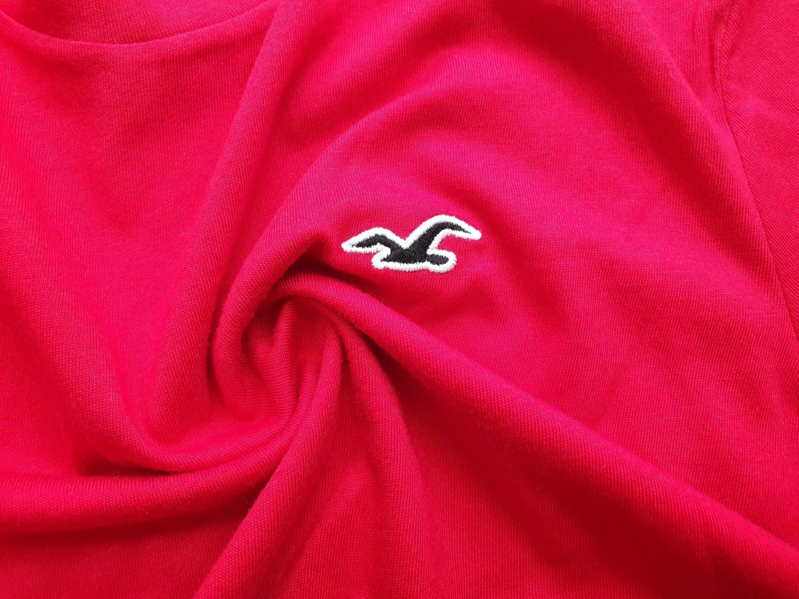 Áo thun nam Hollister HCO-T145 Must-Have Crewneck T-Shirt Red - Ảnh 6