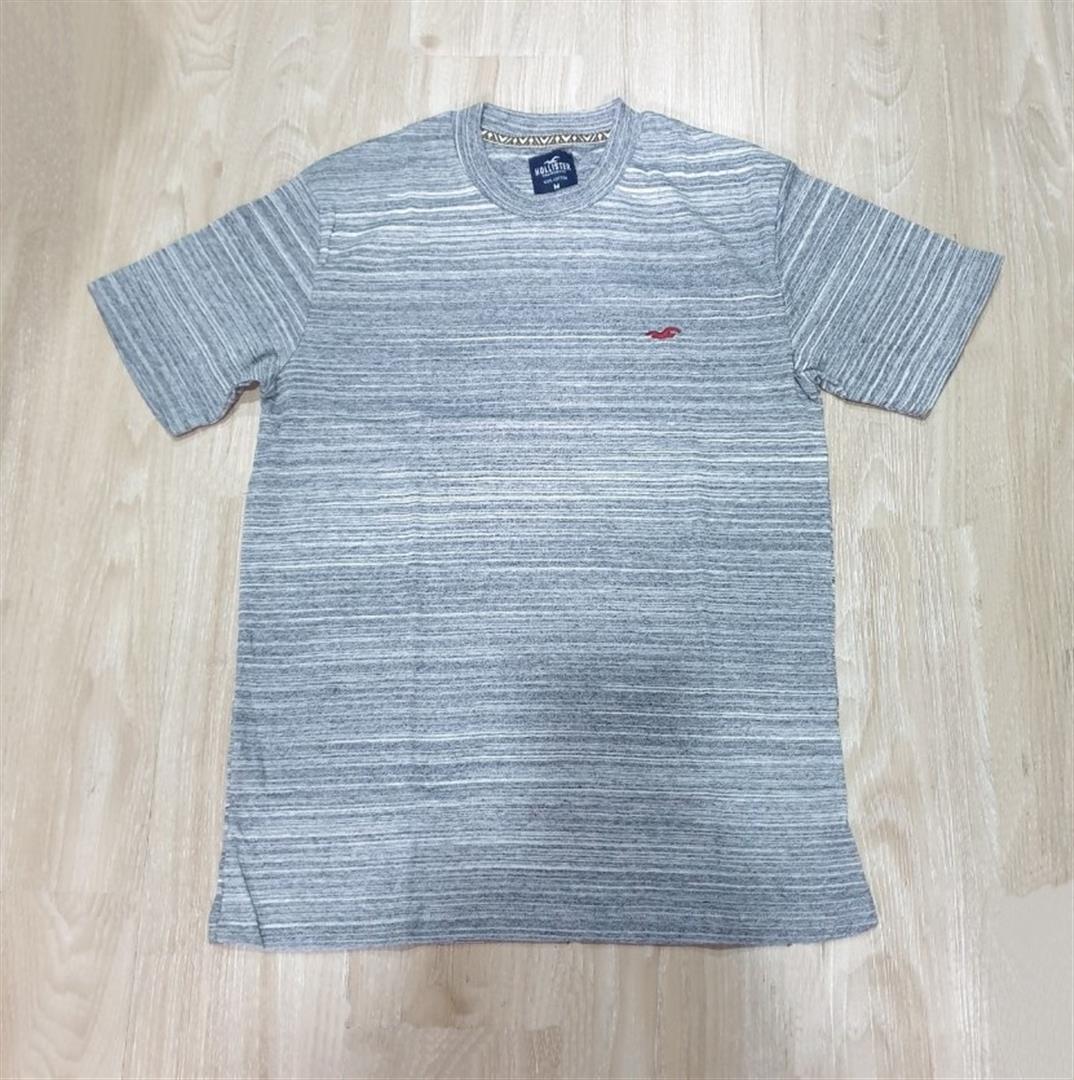 Áo thun nam Hollister HCO-T180 Icon Color Crewneck T-Shirt Heather Grey