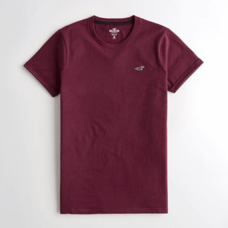 Áo thun nam Hollister HCO-T183 Must-Have Crewneck Tee Đỏ tím