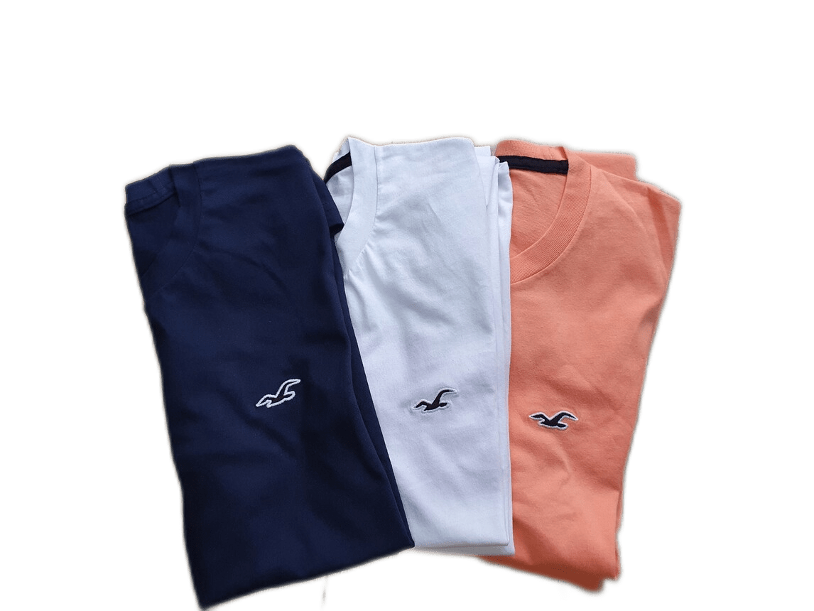 Áo thun nam Hollister HCO-T150 Must-Have Crewneck T-Shirt White - Ảnh 5