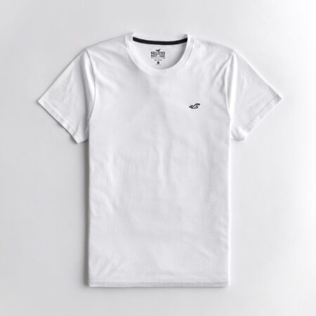 Áo thun nam Hollister HCO-T188 Crewneck T-Shirt White