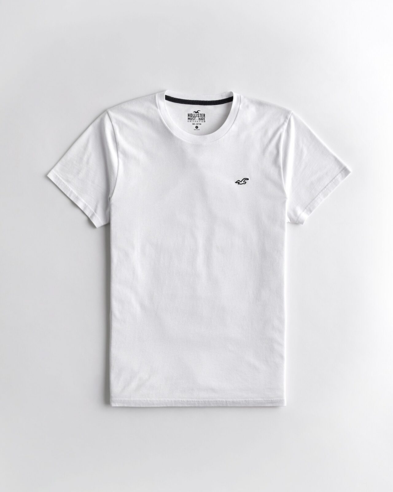 Áo thun nam Hollister HCO-T188 Crewneck T-Shirt White