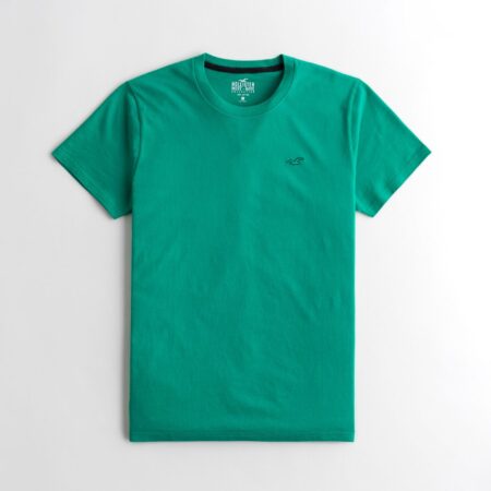 Áo thun nam Hollister HCO-T197 Crewneck T-Shirt Dark Green
