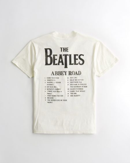 Áo thun nam Hollister HCO-T199 The Beatles abbey road Print T-shirt - Ảnh 2