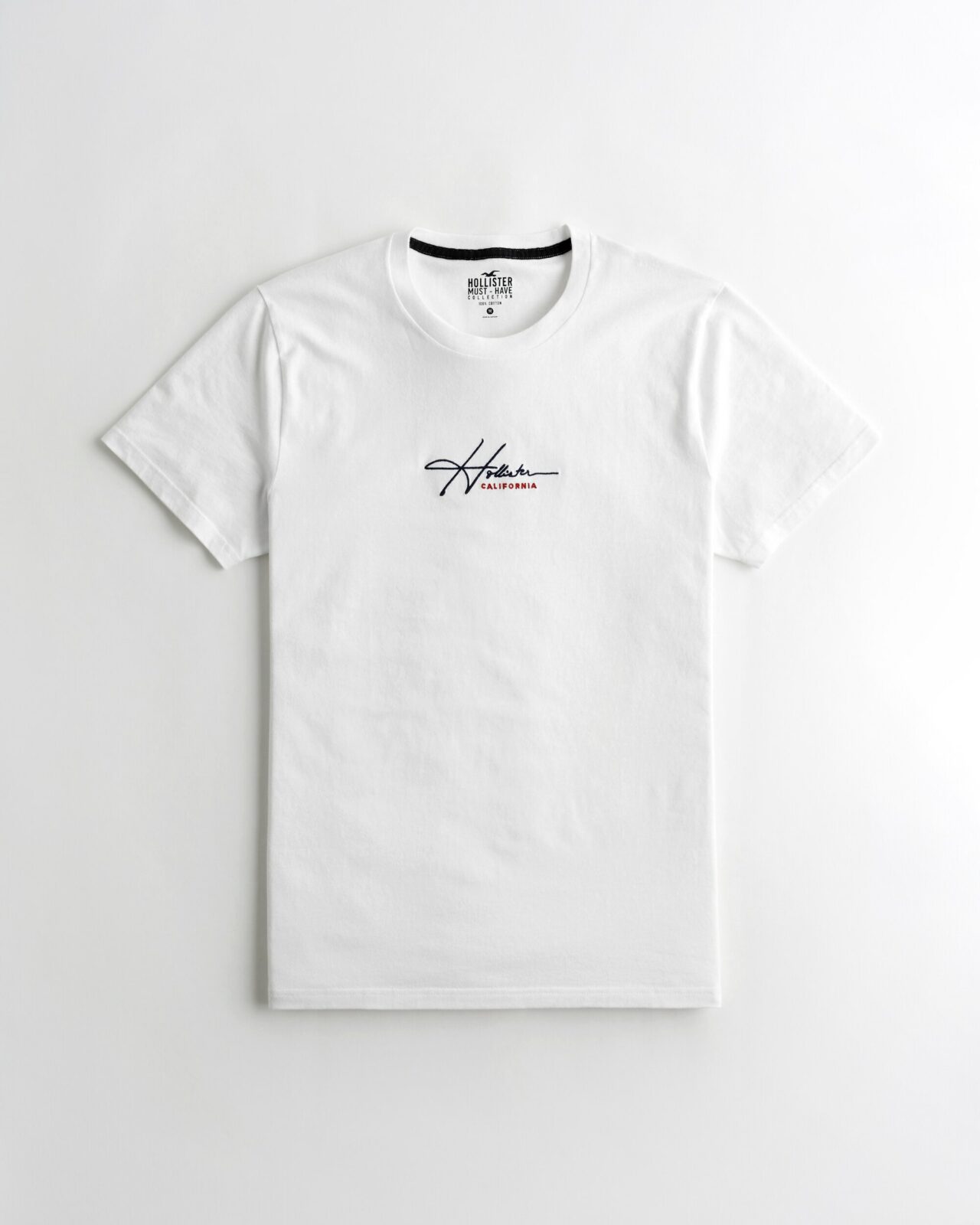 Áo thun nam Hollister HCO-T224 Graphic Crew Tee White