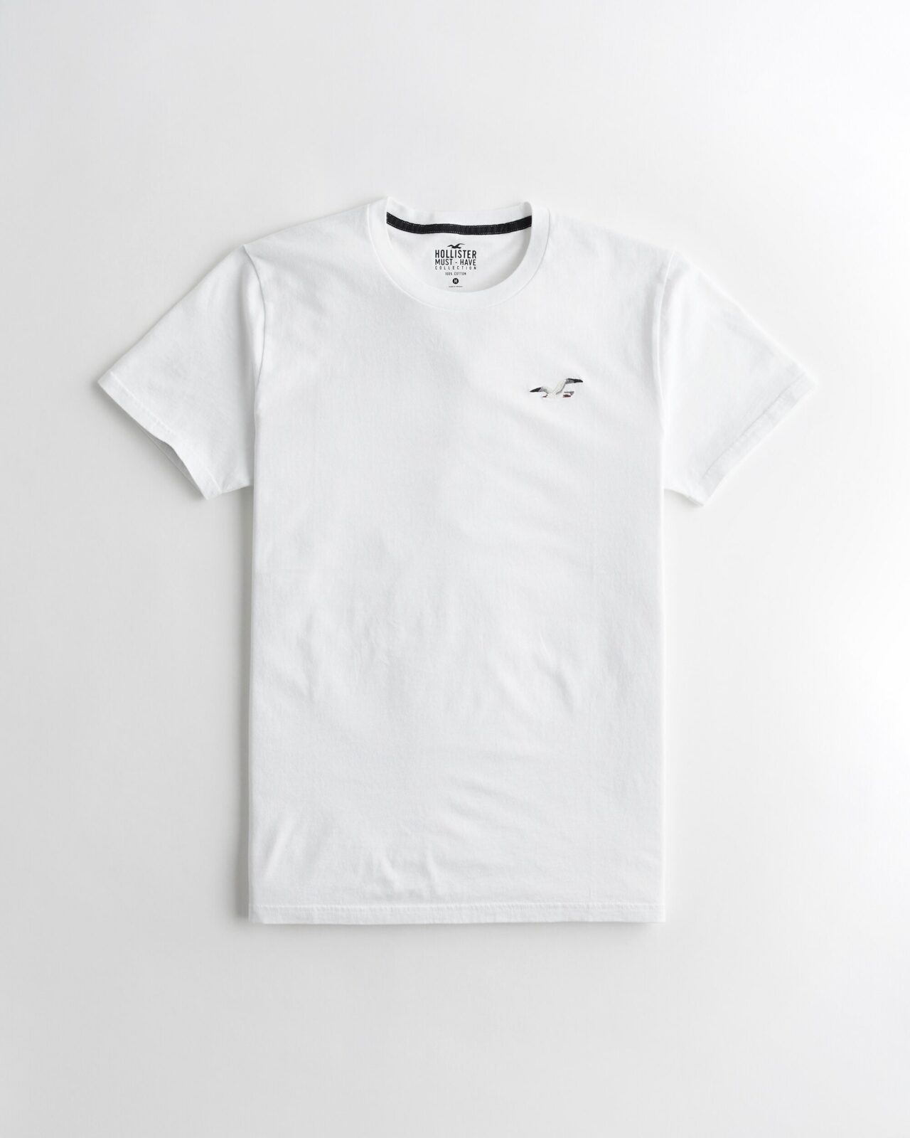 Áo thun nam Hollister HCO-T246 Color Icon Crew-neck T-shirt White