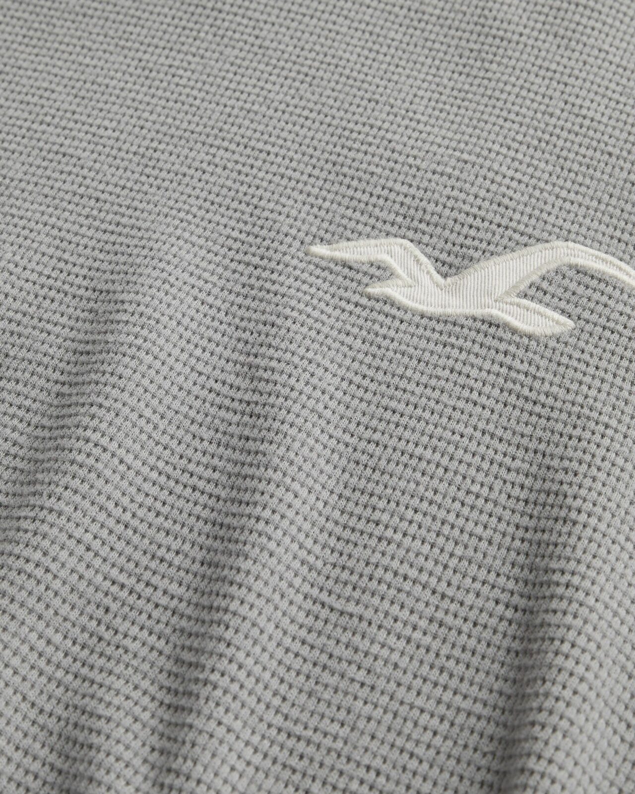 Áo thun nam tay dài Hollister HCO-HL109 Thermal Long-Sleeve Gray - Ảnh 2