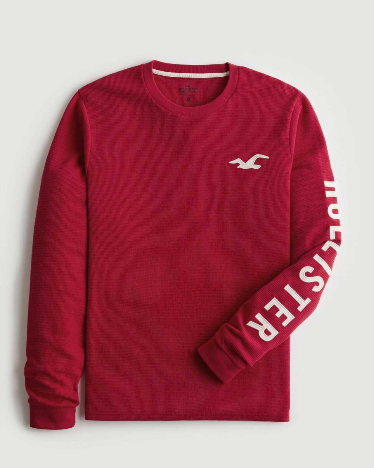 Áo thun nam tay dài Hollister HCO-HL110 Thermal Long-Sleeve Red