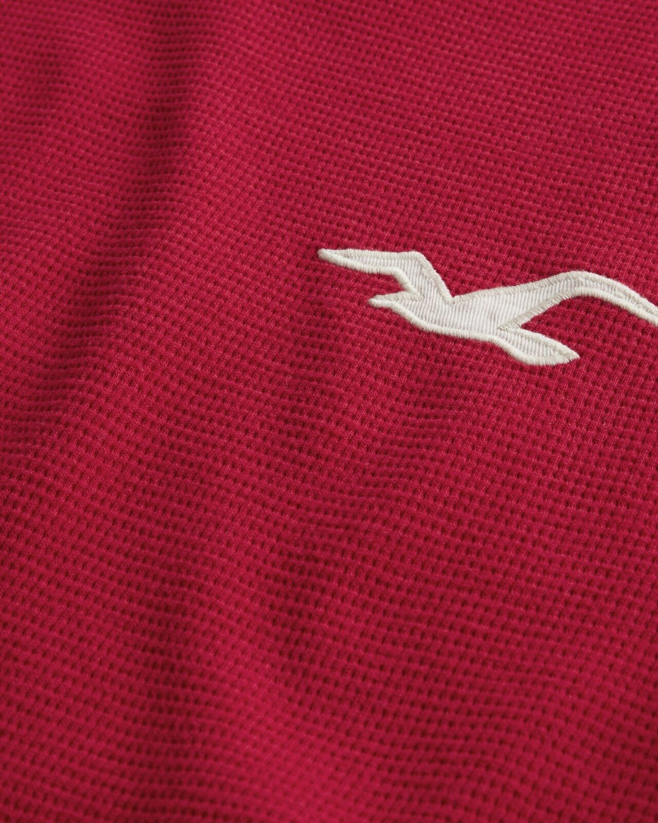 Áo thun nam tay dài Hollister HCO-HL110 Thermal Long-Sleeve Red - Ảnh 2