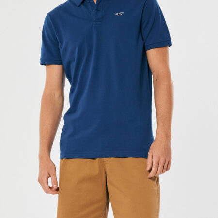 Áo thun nam Hollister HCO-P260 Logo Icon Polo Blue