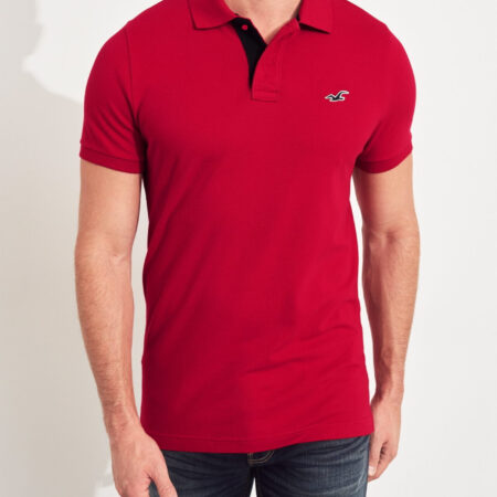 Áo thun nam Hollister HCO-P263 Logo Icon Polo Red