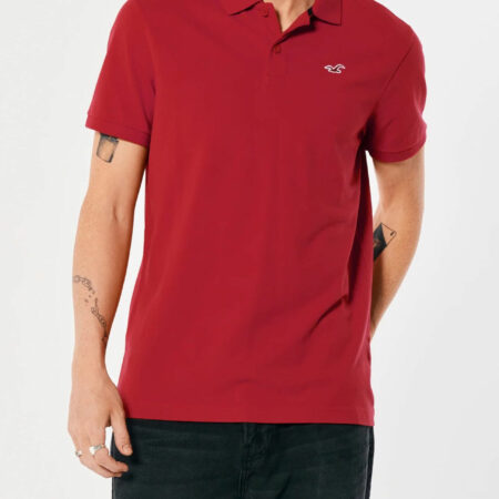 Áo thun nam Hollister HCO-P267 Logo Icon Polo Red
