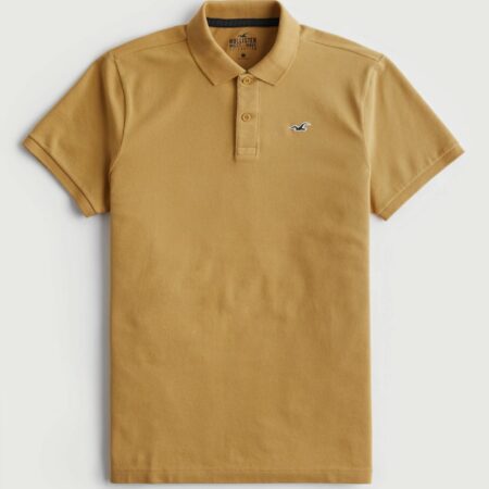 Áo thun nam Hollister HCO-P270 Logo Icon Polo Dark Yellow