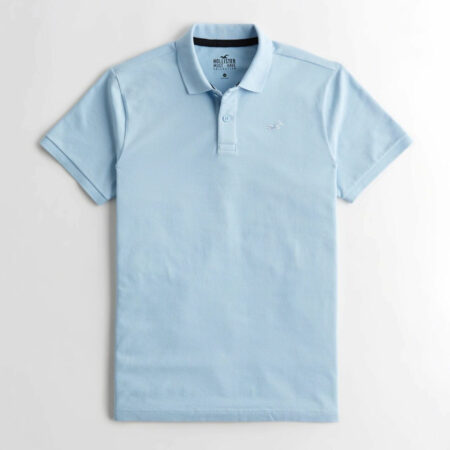 Áo thun nam Hollister HCO-P272 Logo Icon Polo Light Blue